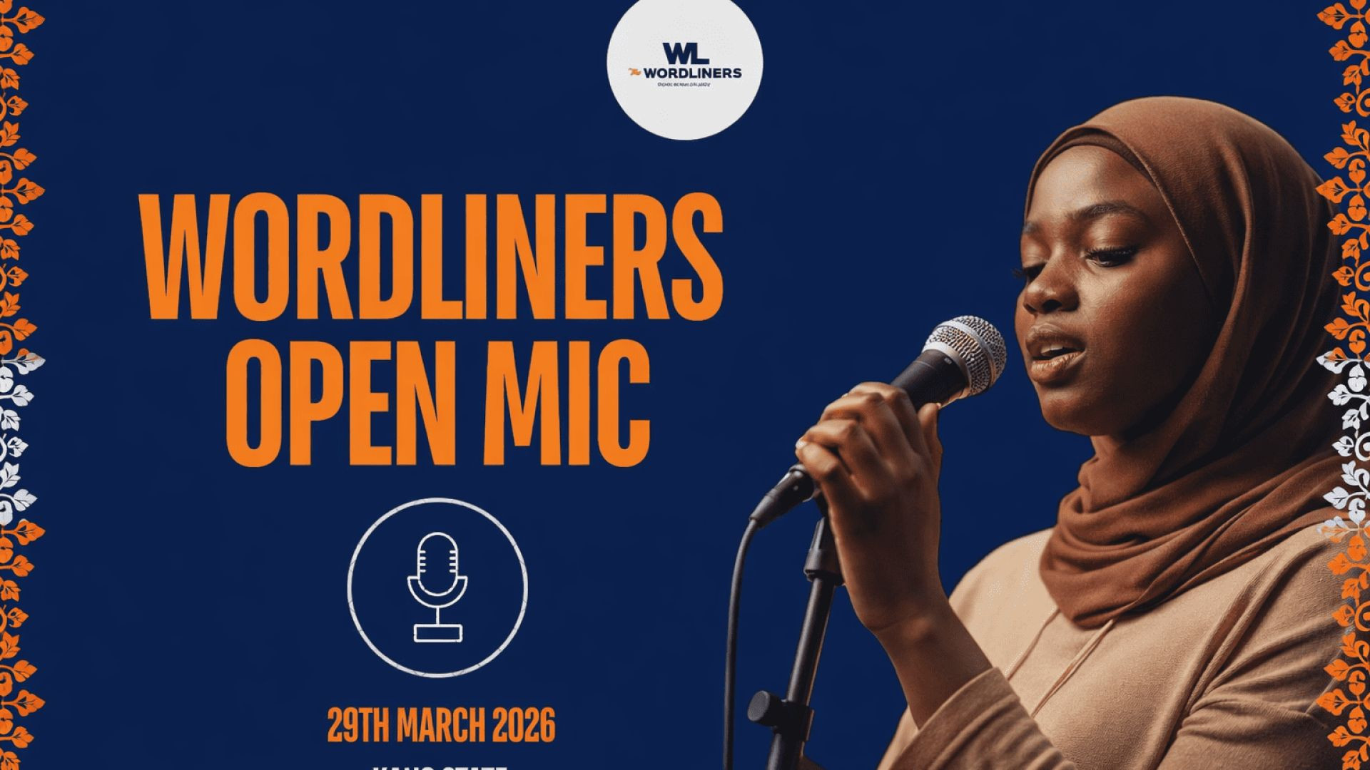 WORDLINERS OPEN MIC - April 2026